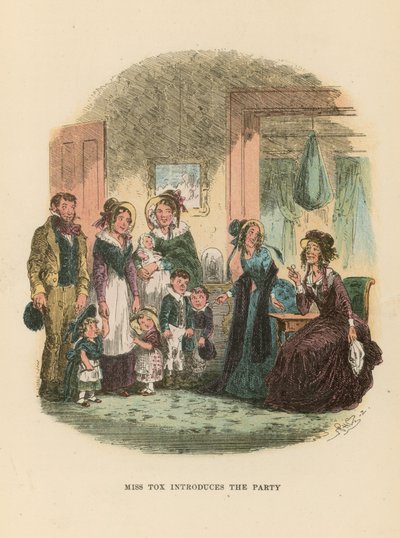 Illustration for Dombey and Son by Hablot Knight Browne